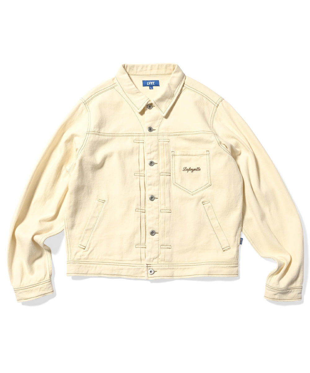 即納/送料無料 フランネル COTTON WOOL TWILL TRUCKER JACKET