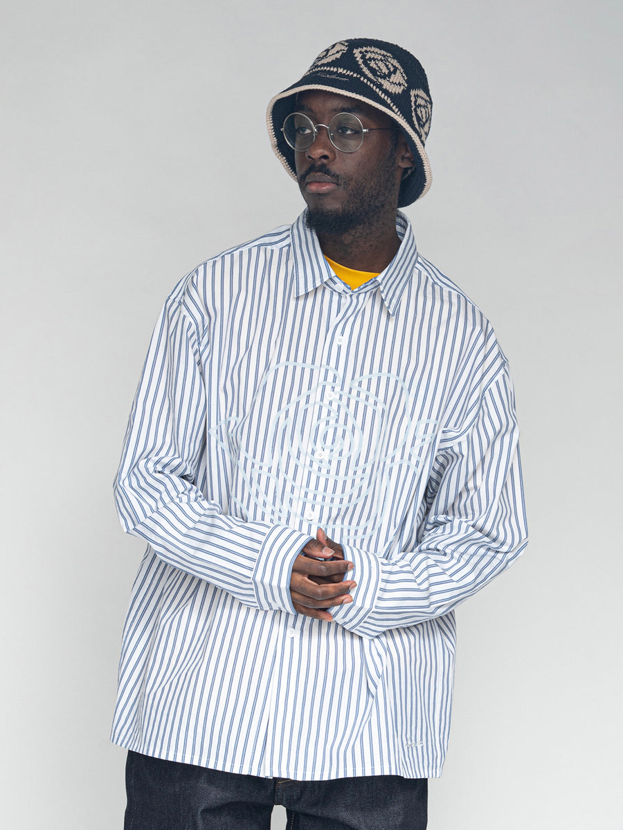 LFYT - STRIPE ROSE SHIRT LS250201