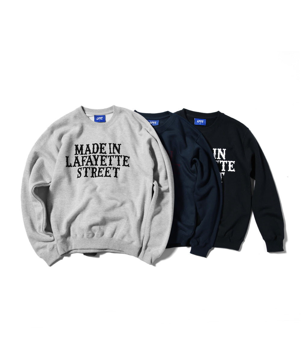 KIDS】LFYT MADE IN LAFAYETTE KIDS STREET CREWNECK SWEAT LE230711