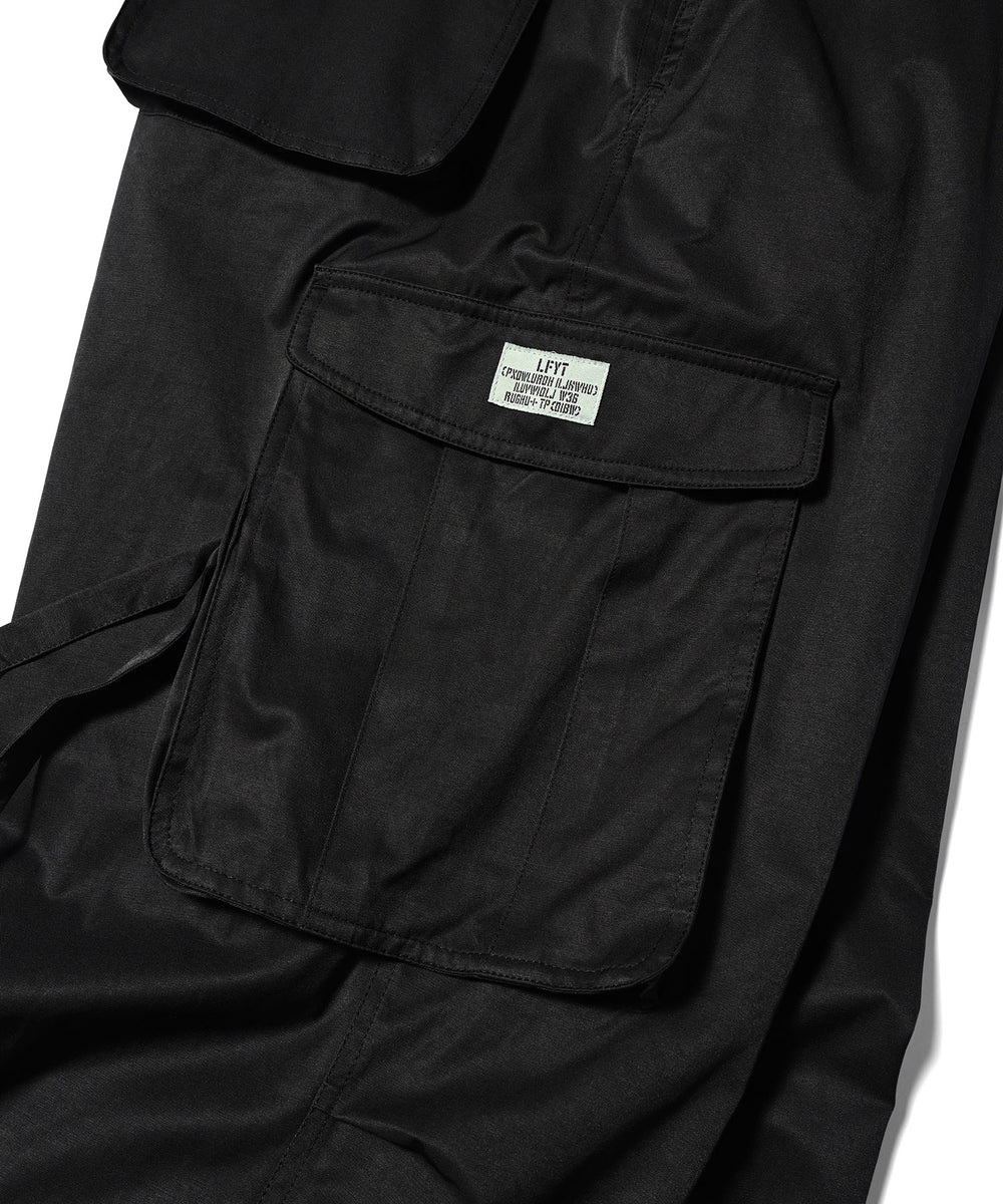 LFYT MILITARY CARGO PANTS LA221205 BLACK