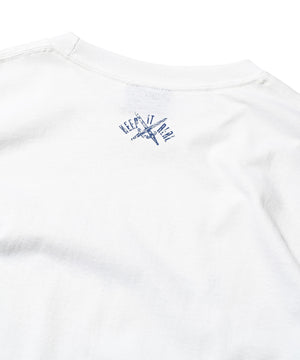 【受注予約 : 10月上旬頃より順次発送】 LFYT NAVY PAISELY LOGO L/S TEE