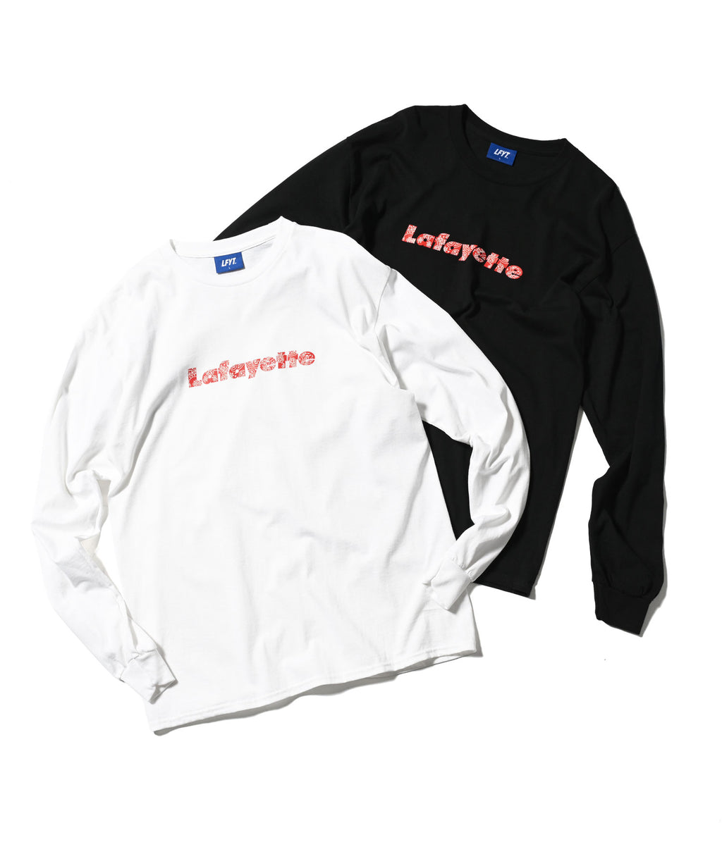 【受注予約 : 10月上旬頃より順次発送】LFYT RED PAISELY LOGO L/S TEE