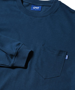 LFYT - 實心口袋長袖 T 卹 LA230101