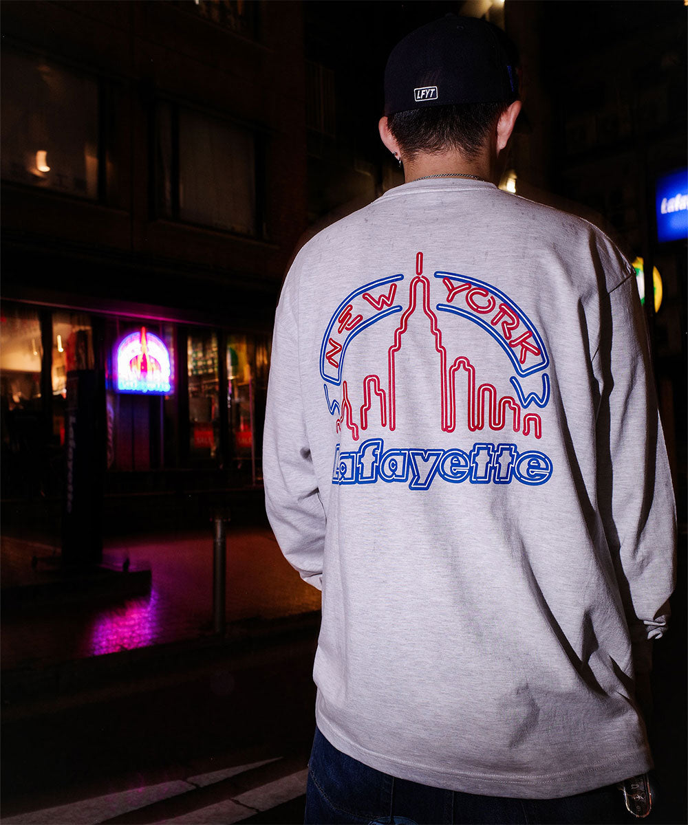 【受注予約:11月上旬頃より順次発送】LFYT - Lafayette YOKOHAMA NEON L/S TEE LE240132