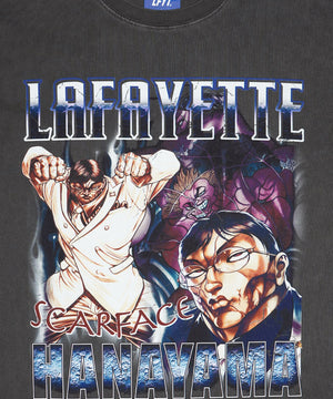 【受注予約:2025年2月上旬より順次発送】 LFYT × SNKRDUNK × GRAPPLER BAKI HANAYAMA KAORU TEE