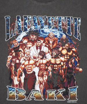 【受注予約:2025年2月上旬より順次発送】 LFYT × SNKRDUNK × GRAPPLER BAKI - LEGENDARY FIGHTERS TEE