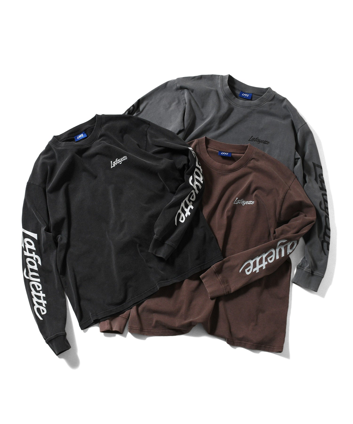 LFYT - SLEEVE LOGO WASHED L/S TEE LA250107