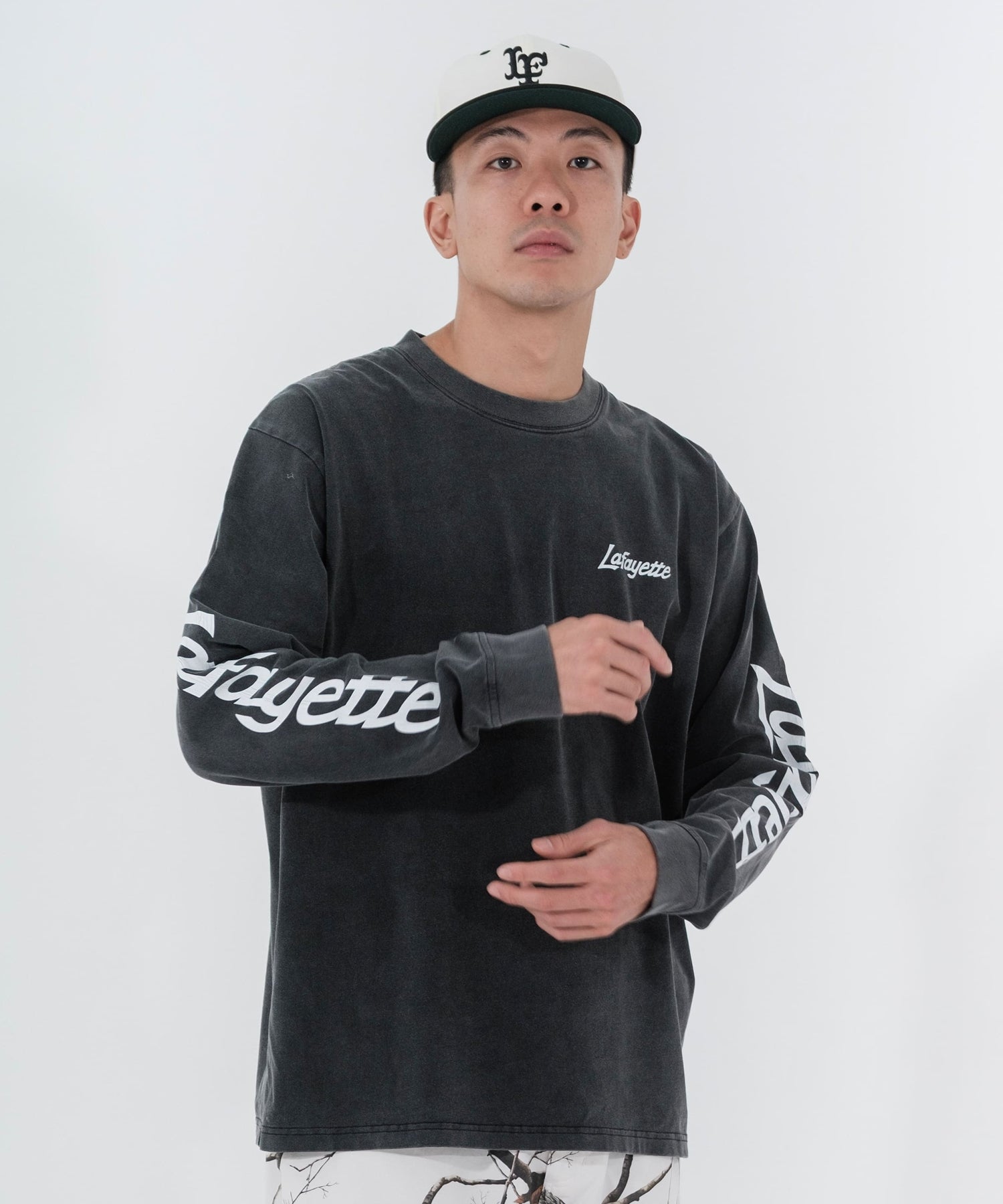 LFYT - SLEEVE LOGO WASHED L/S TEE LA250107
