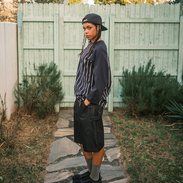 LFYT - PINSTRIPE RAGLAN SLEEVE TEE LS260102