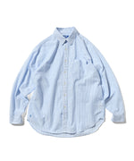 LFYT - SEERSUCKER STRIPE BIG SHIRT LS240201