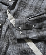 LFYT - NEP TWILL CHECK BAND COLLAR SHIRT LA250202