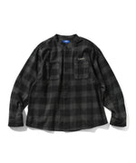 LFYT - NEP TWILL CHECK BAND COLLAR SHIRT LA250202