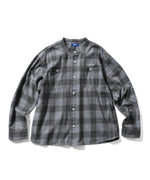 LFYT - NEP TWILL CHECK BAND COLLAR SHIRT LA250202