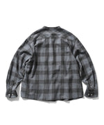 LFYT - NEP TWILL CHECK BAND COLLAR SHIRT LA250202