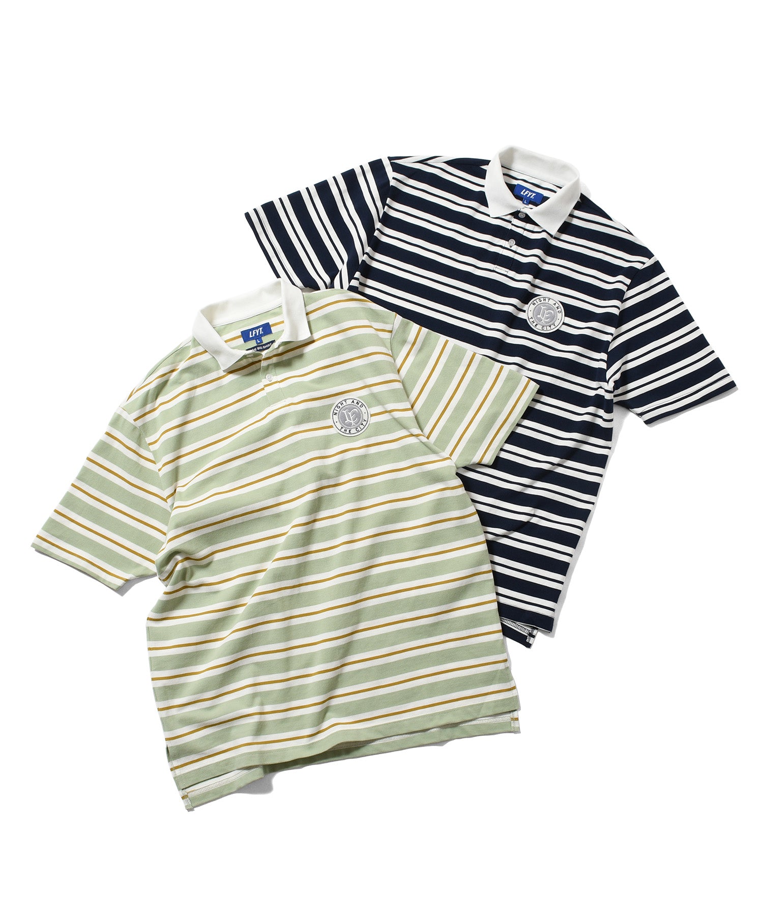 LFYT - ATHLEISURE STRIPED POLO SHIRT LS260205