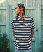 LFYT - ATHLEISURE STRIPED POLO SHIRT LS260205