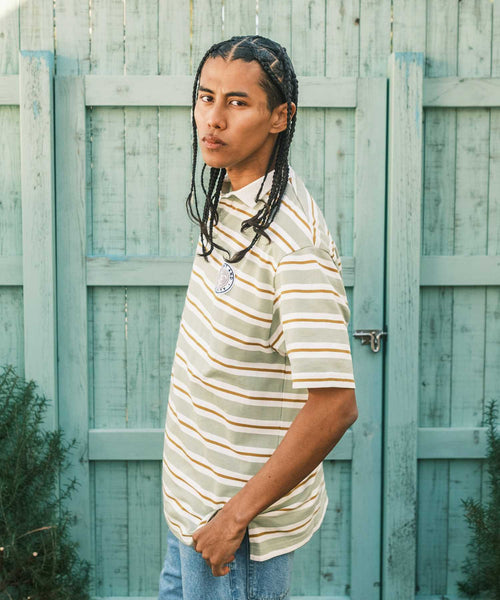 LFYT - ATHLEISURE STRIPED POLO SHIRT LS260205