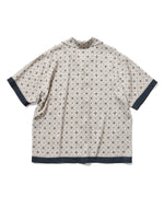 LFYT - ARABESQUE PATTERN OPEN COLLAR SHIRT LS260206