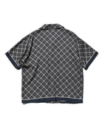 LFYT - ARABESQUE PATTERN OPEN COLLAR SHIRT LS260206