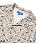 LFYT - ARABESQUE PATTERN OPEN COLLAR SHIRT LS260206