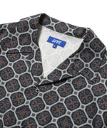 LFYT - ARABESQUE PATTERN OPEN COLLAR SHIRT LS260206