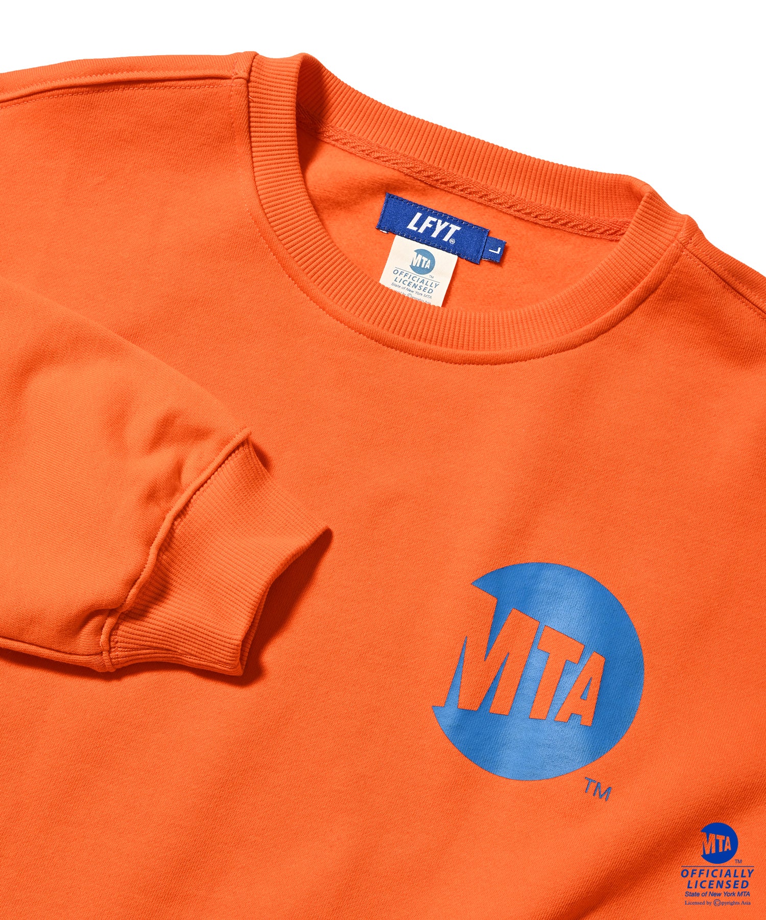 LFYT × MTA - Metro Card CREWSWEAT LA240702