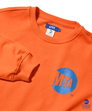 LFYT × MTA - Metro Card CREWSWEAT LA240702