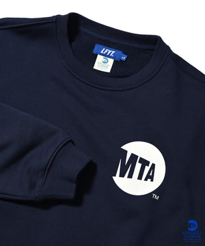 LFYT × MTA - Metro Card CREWSWEAT LA240702