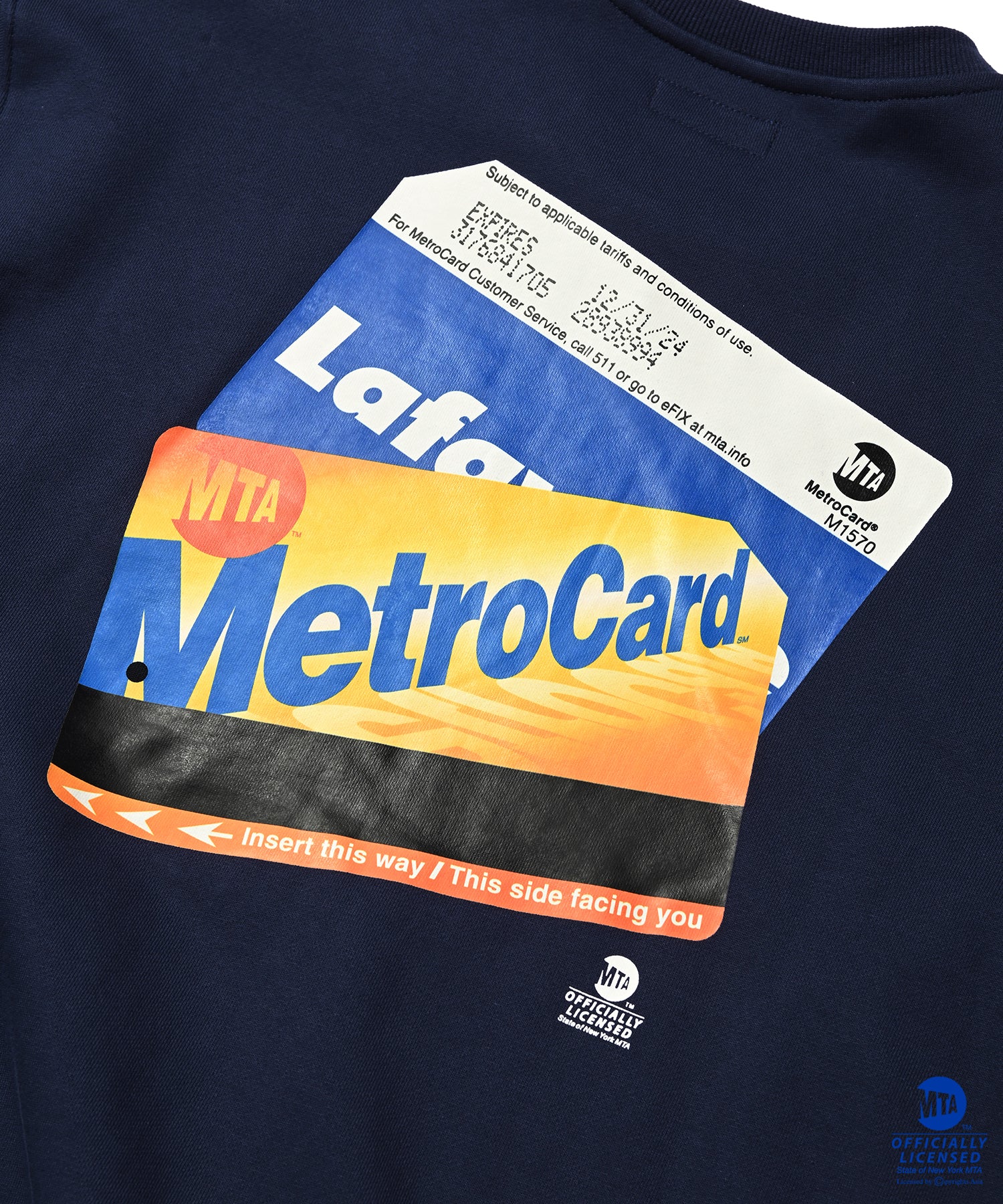 LFYT × MTA - Metro Card CREWSWEAT LA240702