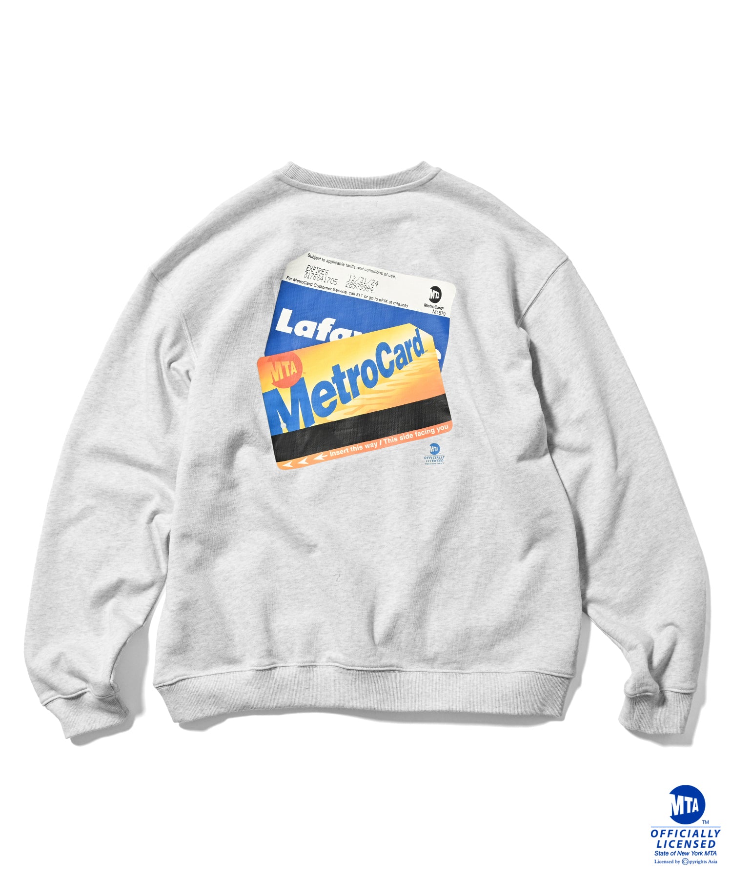 LFYT × MTA - Metro Card CREWSWEAT LA240702