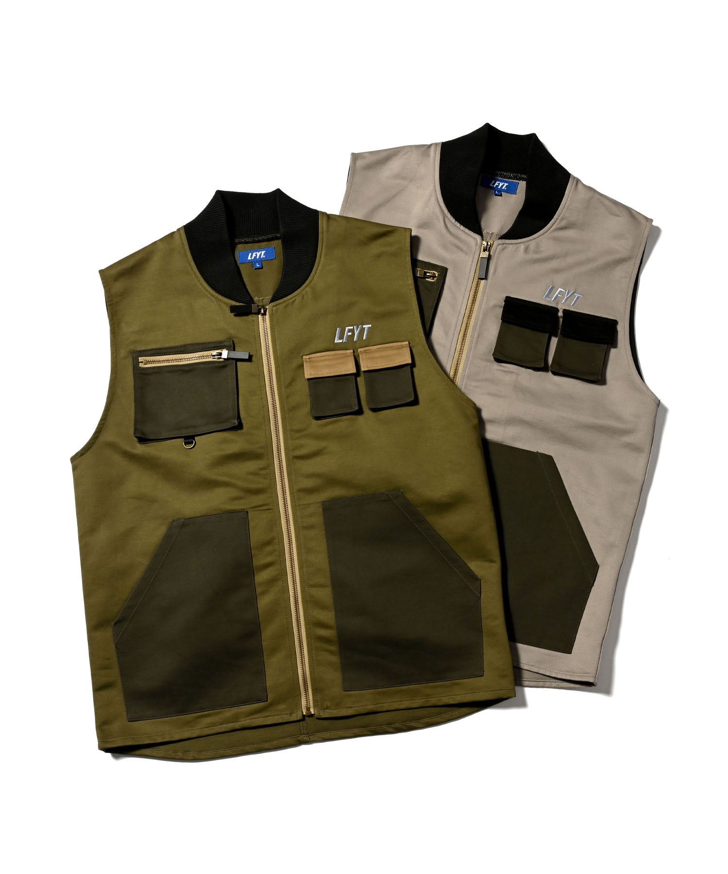 LFYT - TONAL MULTI POCKET VEST LS240901