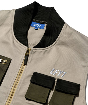 LFYT - TONAL MULTI POCKET VEST LS240901