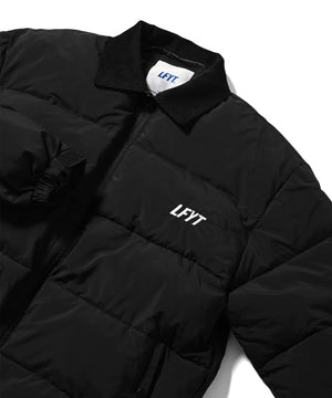 LFYT - CORDUROY COLLAR PUFFER JACKET LA241007