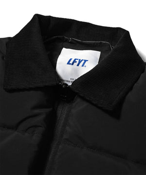 LFYT - CORDUROY COLLAR PUFFER JACKET LA241007