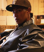 LFYT - LEATHER EMBOSS JACKET LA251006