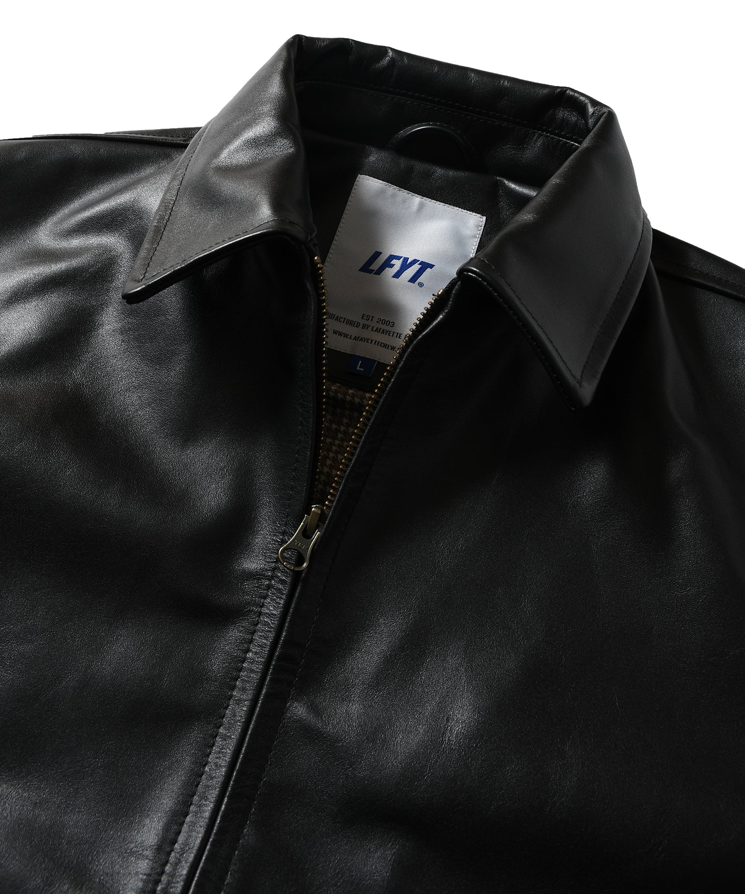 LFYT - LEATHER EMBOSS JACKET LA251006