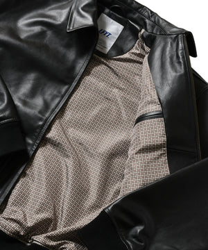 LFYT - LEATHER EMBOSS JACKET LA251006