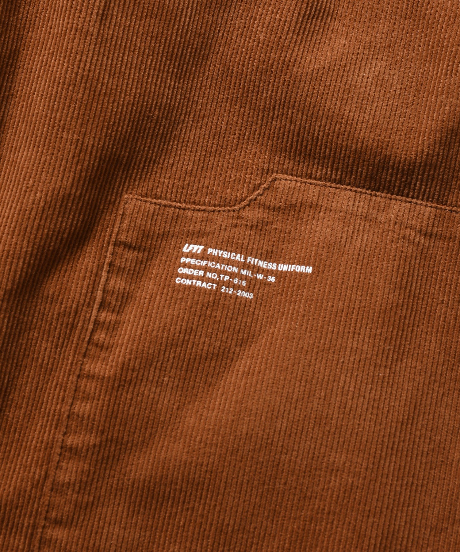 LFYT - DOUBLE KNEE CORDUROY PANTS LA251203