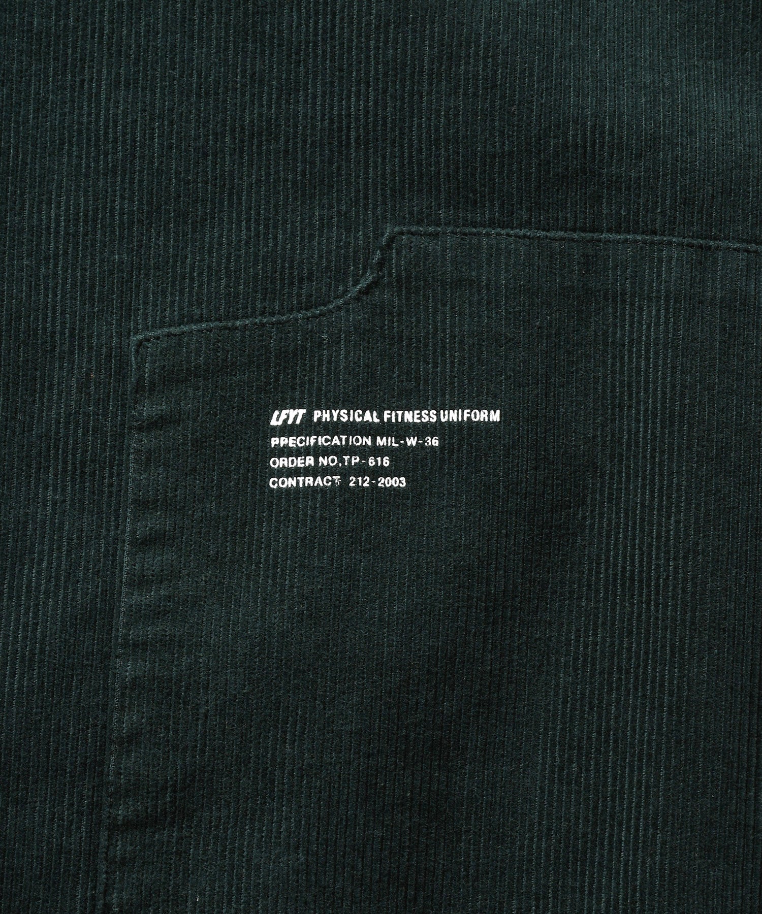 LFYT - DOUBLE KNEE CORDUROY PANTS LA251203