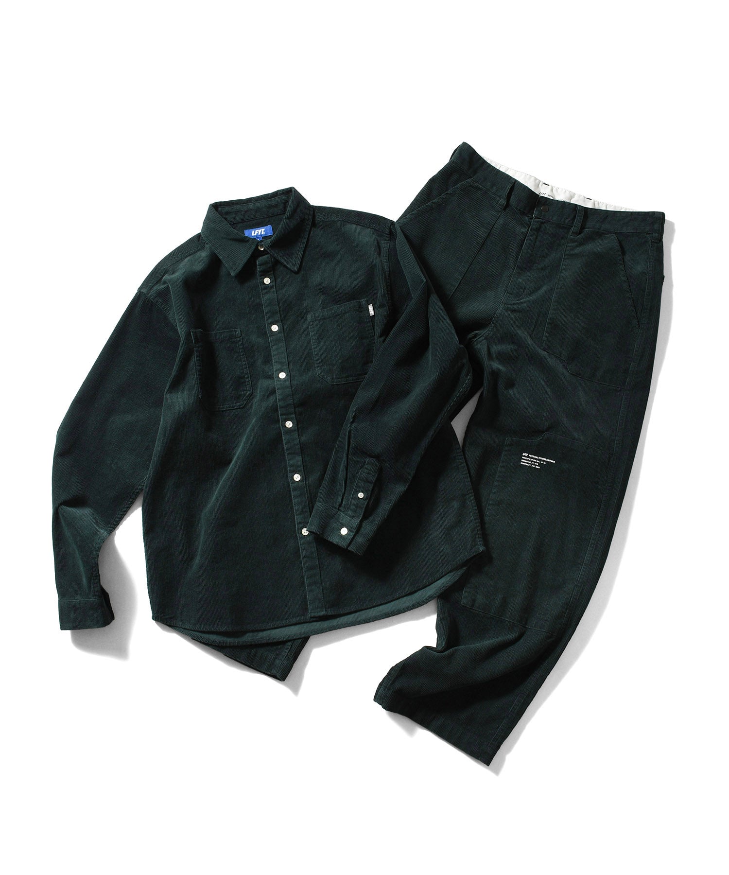 LFYT - DOUBLE KNEE CORDUROY PANTS LA251203