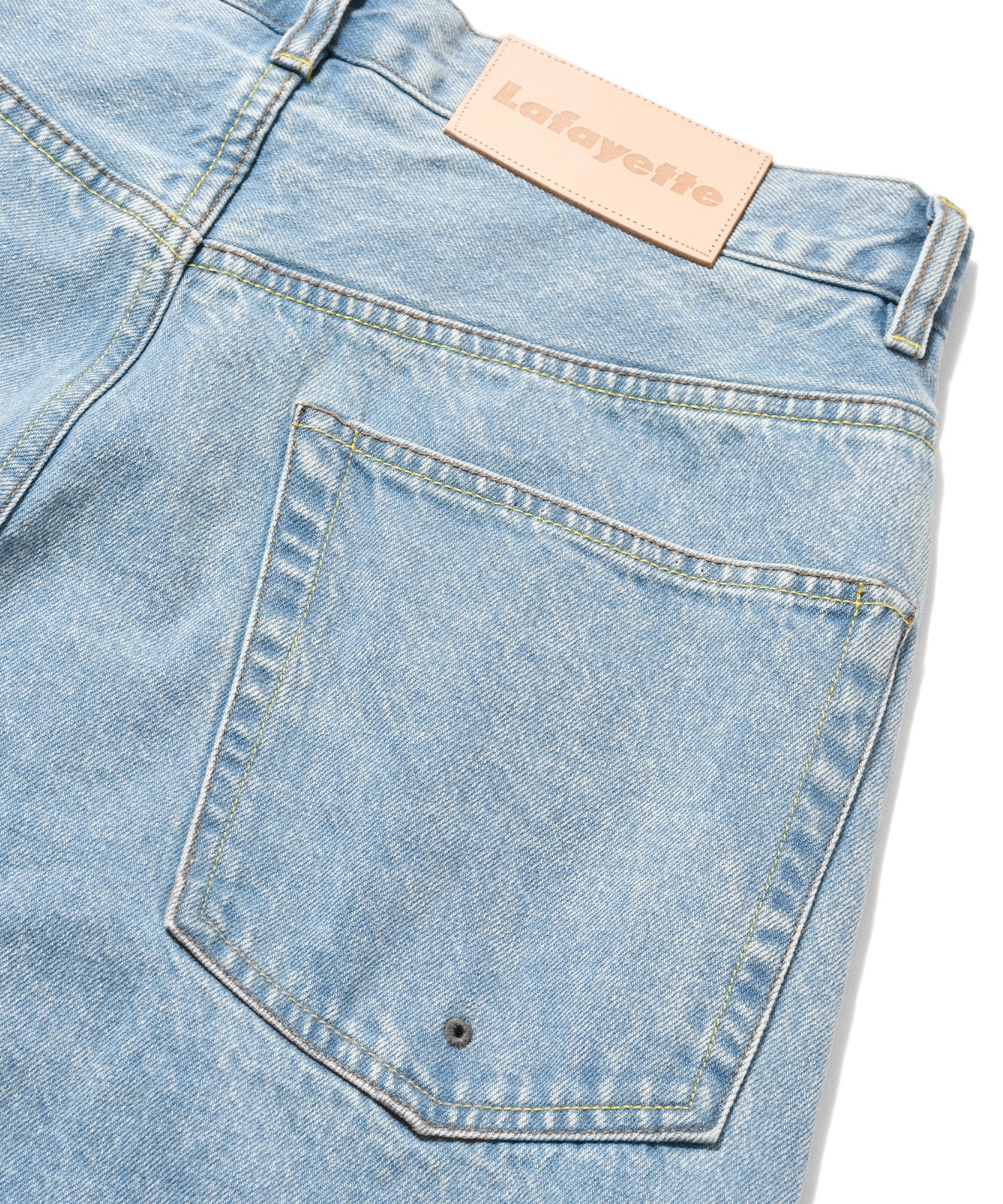 LFYT - 5 POCKET WASHED DENIM PANTS BAGGIE FIT ICE WASH LS261203