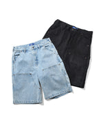 LFYT - DOUBLE KNEE DENIM PAINTER SHORTS LS261302