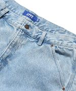 LFYT - DOUBLE KNEE DENIM PAINTER SHORTS LS261302