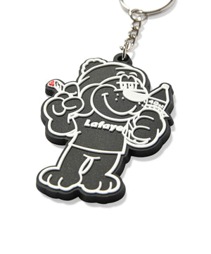 LFYT SMOKING DOG RUBBER KEYCAHIN LS241701