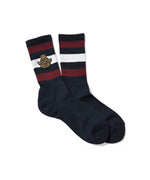 LS242102 COLLEGE EMBLEM CREW SOCKS