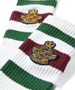 LS242102 COLLEGE EMBLEM CREW SOCKS