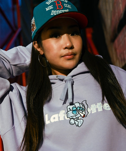 LFYT - LFYT × REMIO Lafayette LOGO HOODIE LAVENDER LE260501