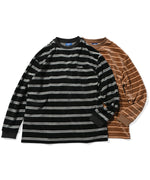 LFYT - MULTI STRIPED VELOUR L/S TEE LA230105