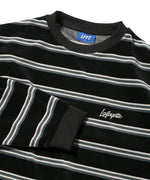 LFYT - MULTI STRIPED VELOUR L/S TEE LA230105