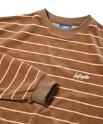 LFYT - MULTI STRIPED VELOUR L/S TEE LA230105